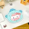 Alfombrilla de Ratón con Expresión de Hello Kitty de Dibujos Animados para Dormitorio de Niñas, Oficina, Escritorio de Computadora de Escritorio, Alfombrilla para Teclado y Juego
