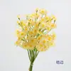 Tela de Seda Fresca y Sencilla Nuevas Flores Artificiales de Manzanilla Atadas a Mano, Flores Falsas, Ramo para Accesorios de Sesión de Fotos, Flores Decorativas