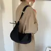 Bolso bandolera retro casual de gran capacidad transfronterizo para mujer, principios de otoño 2026, simple y versátil, bolso de hombro tipo perezoso