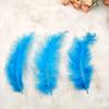 100 Piezas de Puntas de Pluma de Pavo de Colores de Xinjiang, Adecuadas para Manualidades DIY y Rellenar Bolas Bobo