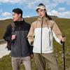 Abrigo de terciopelo de otoño e invierno, ropa de asalto, ropa de trabajo con logotipo estampado, ropa acolchada de algodón, ropa acolchada de algodón, herramientas tres en uno