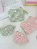 57293 Pequeña Bolsa Portátil para Labiales con Bordado de Flores Pequeñas Cosméticos Bolsa de Cosméticos Cartera de Mujer Bolsa con Cremallera para Tarjetas