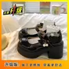 Zapatos de Boda Versátiles para Mujer Redondos Estilo Retro Perla Tacón Alto Zapatos Mary Jane Nuevo Estilo Primavera y Verano 2026 Tacón Grueso Zapatos de Piel