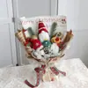 Nuevo Ramo de Muñecas Navideñas Terminado Nochebuena Oso Creativo para Novia Niñas Regalo para Novia Al por Mayor