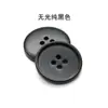 Fuente de Fábrica de Exquisitos Botones para Abrigos de Hombre y Mujer, Botones Negros Mate de Cuatro Agujeros para Abrigos, Chaquetas, Trajes y Gabardinas