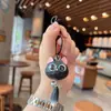 Lindo Llavero de Gatito de Ojos Grandes de Resina Dibujo Animado Lindo Colgante Encanto para Bolso Llavero de Coche Decoración para Mochila de Pareja