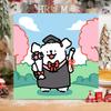 Pintura a Óleo Digital de Cachorro com Linha DIY Colorir à Mão Grafite Desenho Animado Fofo Decoração Curativa Fabricante Atacado