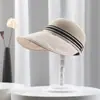 Chapéu de Sol de Aba Larga Atacado para Mulheres, Estilo Novo, Vazado, Respirável, Proteção Solar, Boné com Aba, Suporte para Máscara, Chapéu de Sol para Ciclismo, Moderno