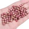 Cuentas de Piedra Miscelánea Natural Hechas a Mano DIY Pulsera de Piedra Jaspeada Cuentas Dispersas Shoushan Cuentas Redondas de Piedra Roja Cuentas de Accesorios de Cebra