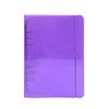 Capa Criativa Transparente para Caderno de Folhas Soltas com Encadernação de 6 Furos, Capa de PVC/PP com Glitter para Planner/Caderno