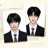 Pan de cerdo foto de identificación para dos personas Guoguo exclusivo Wang Lujie Mu Zicheng Juegos Deportivos mercancía para animar postal tarjeta mini