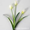 Ramo de tulipanes de 3 cabezas, simulación de tulipán, para boda, hogar, sala de estar, flores decorativas, tela de seda, flores artificiales falsas, accesorios de fotografía al por mayor