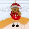 Decoraciones Pequeñas Colgantes de Árbol de Navidad Nuevas Transfronterizas Colgante de Navidad para Personas Mayores Muñeco de Nieve Reno Decoración de Ventana Adornos Colgantes
