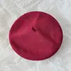 Chapéus de Moda Coreana Novos de Verão para Mulheres Atacado Ajustável Tridimensional Cor Sólida Tricô Fino Linho Boina