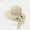Sombrero de Paja de Ala Ancha con Lazo de Cinta de Verano para Mujer, Estilo Coreano Versátil Sombrero de Sol para Vacaciones en la Playa, Sombrero de Protección Solar al por Mayor