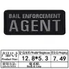 Velcro Transfronteiriço Grande Inglês Pessoal de Segurança Bordado Adesivo de Pano Logo Traseiro Decoração Emblema Patch Transfronteiriço