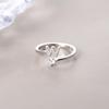Anillo de Plata de Ley S925 con Letra Moda Elegante Lujo Accesible Diseño de Nicho Dedo Índice 2022 Nuevo Estilo Caliente de Moda