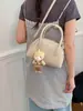 Bolsa Boston Estilo Girly Lindo de Nicho Nuevo Primavera/Verano 2026 Versátil para Viajes Casuales Bolso de Mano de Lujo Ligero para Mujer