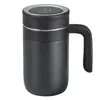 Taza termo de acero inoxidable al por mayor de fábrica, taza de gran capacidad para exteriores, taza termo conveniente con asa, taza de agua termo
