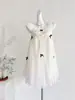 Vestido de Princesa de Tul de Hada Vestido Pequeño Dulce Francés Diseño de Mangas Voladoras Estilo Nuevo