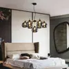Lustre Pós-Moderno de Luxo Leve, Luminária para Restaurante, Luminária Estilo Francês Creme, Luminária Principal para Quarto Nórdico, Luminária Retro Americana para Sala de Estar