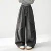 Pantalones casuales de otoño para niñas mayores, nueva ropa infantil de primavera y otoño, pantalones cargo holgados para niñas, pantalones versátiles y elegantes
