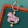 Dinastía Song Brocado Moneda de Cobre Caballo Hebilla de Anillo Encanto para Bolso DIY Año del Caballo Llavero Colgante Colgante Pequeño Terminado Venta al por Mayor en Stock