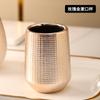 Traje de lavado de cerámica oro rosa, vaso para enjuague bucal, traje, juego de 4 piezas para lavado de baño doméstico, botella de loción para baño de hotel