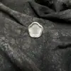 Anillo Imitación Plata Vieja Estilo Antiguo Estilo Étnico Hecho a Mano Plata Miao Bordado DIY Anillo Bordado Viejo Base Accesorios Molde Vacío