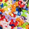 Venta caliente cuentas de lazo con baño de color UV diy colgante con cuentas colgante para coche pulsera collar cadena para teléfono móvil accesorios de joyería