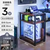 Soporte para Host de Computadora Sala de E-sports Base Móvil Multicapa para Chasis Estante de Soporte Estante de Almacenamiento Debajo del Escritorio de Computadora Carrito Pequeño