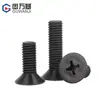 Tornillos de Nylon con Cabeza Avellanada Phillips, Tornillos de Plástico Planos Aislados Gb819, Pernos Pequeños M2-M8