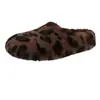 Zapatos abiertos sin cordones para mujer para uso en exteriores, versátiles para otoño e invierno 2026, zapatos de felpa y peludos para usar al aire libre, mocasines sin cordones con suelas planas y suaves, pantuflas de algodón