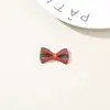 Em Estoque Transfronteiriço Acessórios de Laços de Natal Semi-Acabados Gravata Borboleta de Natal Pequena Decoração Acessórios DIY Fita Atacado