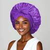 Amazon Explosões Cor Fita Ding Chapéu Redondo Laço Seda Artificial Beleza Cuidados com o Cabelo Chapéu de Aba Larga Turbante Feminino Touca de Dormir