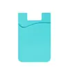 Suporte de cartão de silicone para celular porta-cartão cartão de banco cartão de ônibus adesivo traseiro preguiçoso para celular fábrica direta Promoção de Presente adesivo de cartão