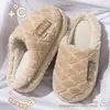 Chinelos de Algodão Antiodor Masculinos 2026 Novo Estilo Outono/Inverno para Casa Interno Antiderrapante Acolchoados com Pelúcia Quente Sola Grossa Chinelos de Algodão para Homens
