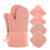 Guantes de Silicona Antideslizantes Aislamiento Térmico Amazon Guantes de Cocina Antiescaldantes para Microondas Guantes para Horno para Hornear a Alta Temperatura