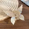 Pinza de Mariposa de Ácido Acético Imitación Sinfonía Hermosa Pinza de Tiburón Sirena Ji Pinza para el Cabello de Alta Gama Accesorios Versátiles para el Cabello Tocado para Mujer