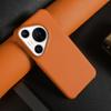 Para Huawei Pura70 Capa de Couro de Vaca para Celular P70 Couro Genuíno Meia Capa Huawei mate60pro Capa Protetora Personalização