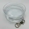 Bolsa de almacenamiento redonda de PVC de 14 cm, bolsa transparente a prueba de polvo para exhibir muñecos de algodón para paseos de bebés, cajas ciegas, directo del fabricante