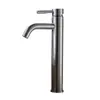 Torneira de água quente e fria em aço inoxidável 304, adequada para lavatórios, cubas de banheiro e armários de banheiro; torneira de lavatório de furo único