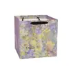 Bolsa de Tote con Pintura al Óleo de Flores Bolsa de Regalo Bolsa de Regalo Cuadrada Bolsa para Empaquetar Ramo de Floristería Bolsa de Regalo para el Día de San Valentín En Stock