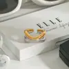 Anillo de titanio y acero europeo y americano Jieding diseño de nicho para mujer no se decolora anillos de joyería joyería de acero inoxidable transfronteriza