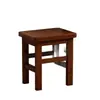 Ventas Directas de Fábrica Taburetes Cuadrados de Madera Maciza Modernos Simples para el Hogar Sala de Estar Comedor Taburetes Escolares Hospitalarios de Madera