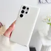 Funda de Gel 2 en 1 para Teléfono para Samsung S24ULTRA Color Sólido S23FE Simple S24 Agujero Grande S23