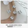 Accesorios para Uñas con Zirconia de Mariposa 2026, Lujosos y Deslumbrantes Moños Plateados, Diamantes de Hielo y Azúcar, Decoraciones de Uñas Portátiles