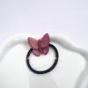 Diadema de mariposa de acetato estilo hada cuerda para el pelo de textura gelatina elegante hermosa niña cuerda para el pelo goma para el pelo Caliente
