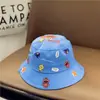 Chapéu infantil primavera e outono chapéu de pescador de bebê menina bebê fino menino moda 1-2-3 anos 4 fofo super fofo verão