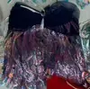 2025 Novo Flash Clássico Vertical Lantejoula Franja Renda DIY Decoração de Roupas Acessórios Fita Larga Franja